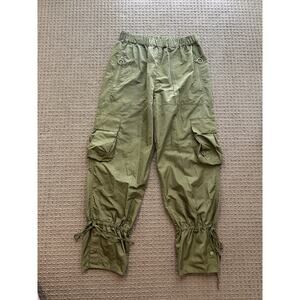 Pinko Army Green Cargo Pants – Fits Like Medium